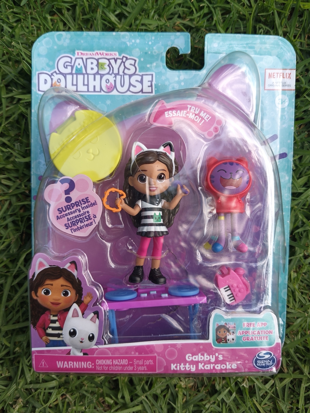 Gabby's Kitty Karaoke Playset - Gabby Doll with Pink & Purple Accessories